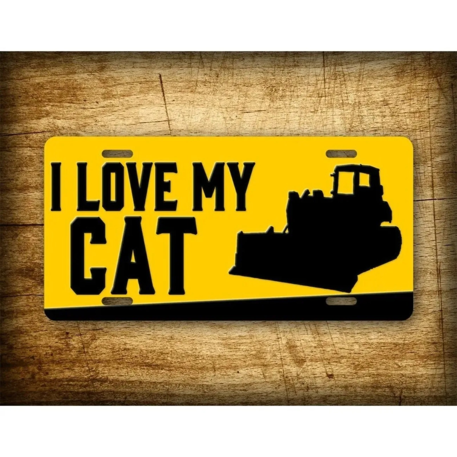 Home Decor Theme - 1PC 2D Flat Customizable Bulldozer Themed