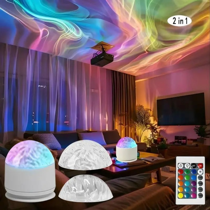 Home Decor Living Room Ideas - 1pcs 2-in-1 Aurora Borealis & Star