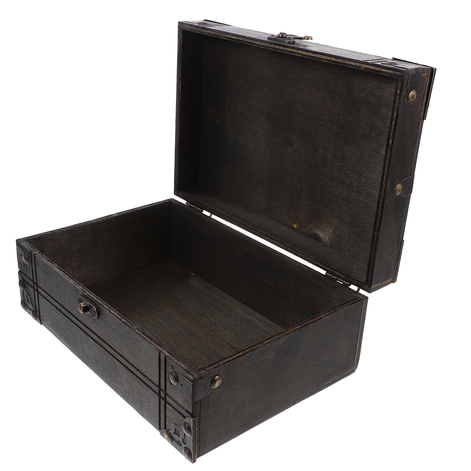 Home Decor Vintage - Vintage Wooden Treasure Box Retro Trinket