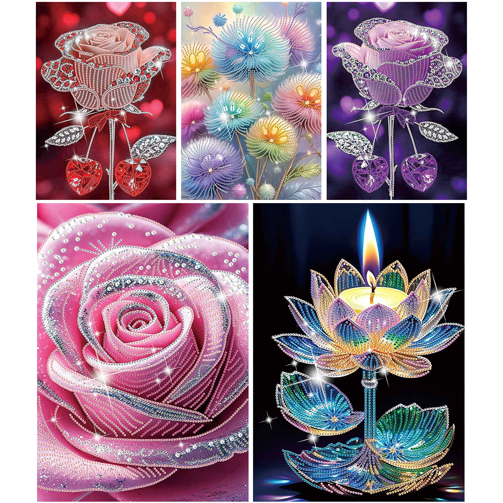 Home Decor Diy Ideas - Dreamy Flower Partial DIY 5D Special