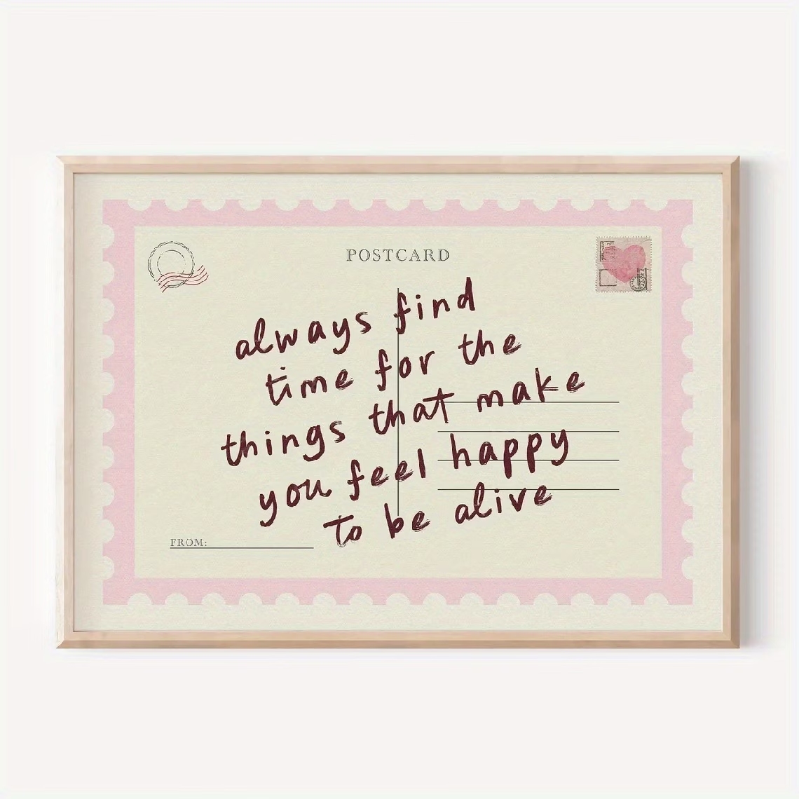 Home Decor Vintage - Retro Postcards That Encourage Spending Time