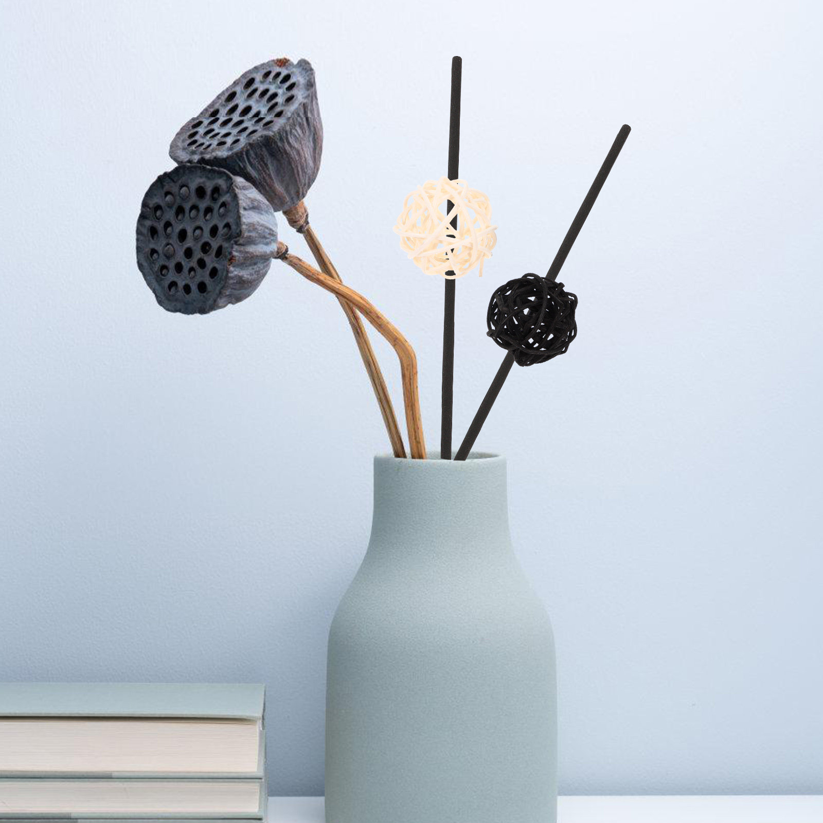 Home Decor Vase - 20Pcs Aromatherapy Accessories Rattan Balls Handmade