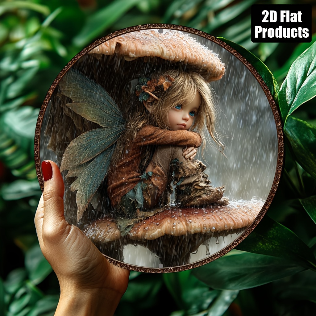 Home Decor Theme - 2D Flat, 1pc, Mushroom Elf Theme,