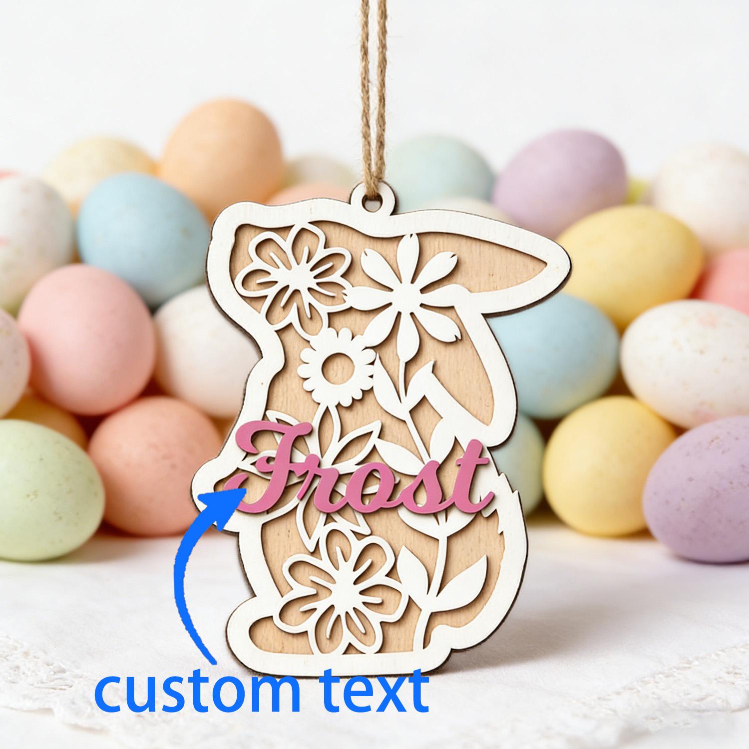 Home Decor Unique - 1pc Wooden Name Plaque, Custom Content,