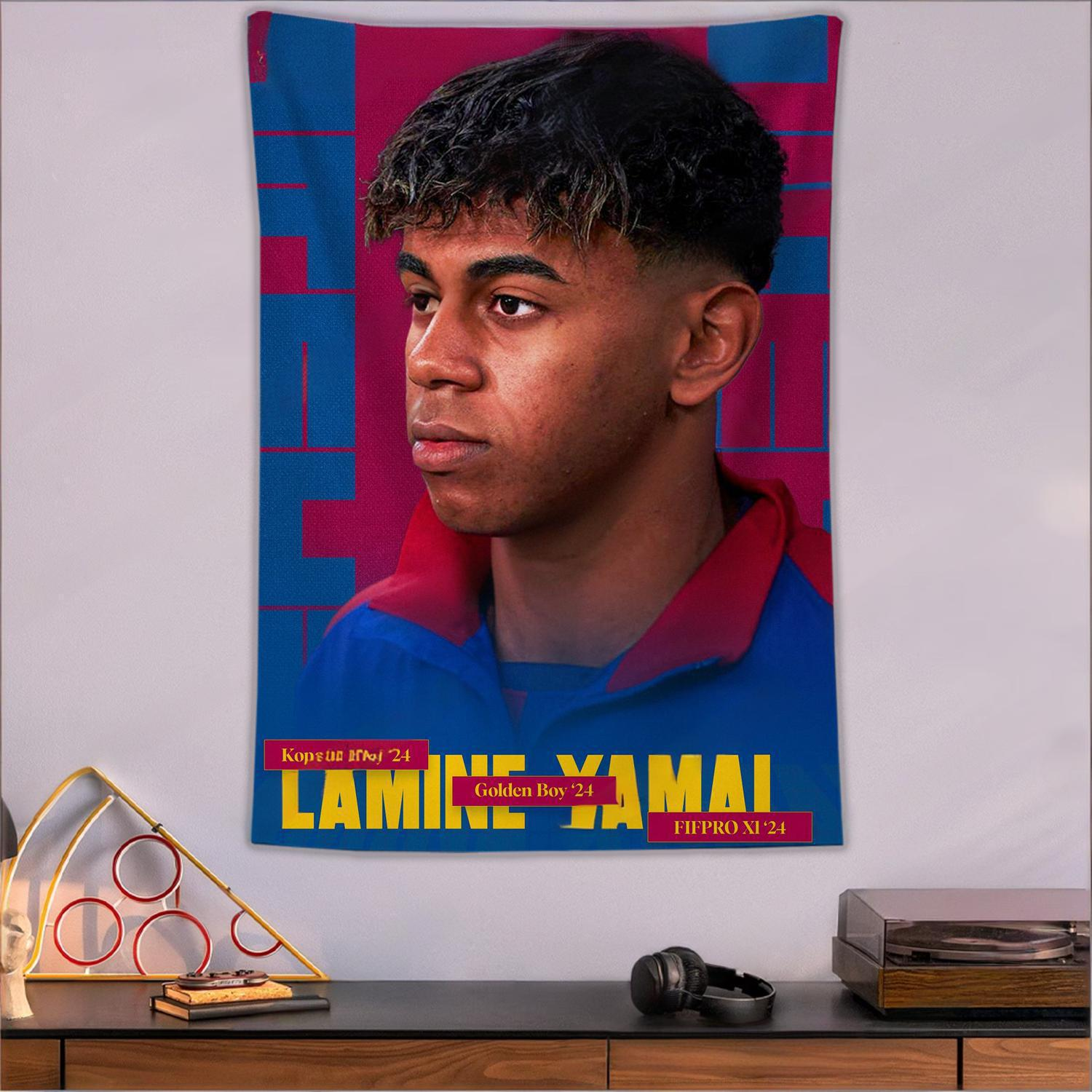 Aesthetic Tapestry - Yamal Tapestry Spanish Men S Football