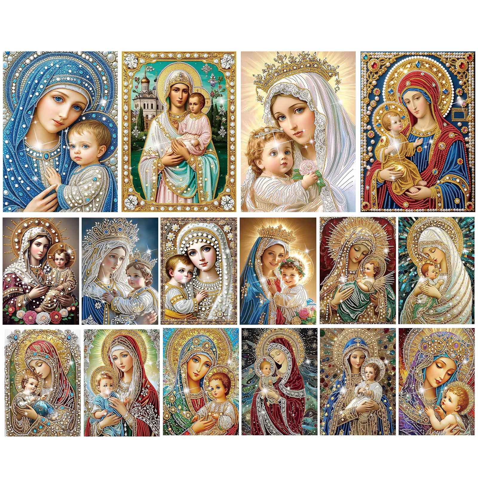 Home Decor Diy Ideas - Virgin Mary Partial DIY 5D Drill