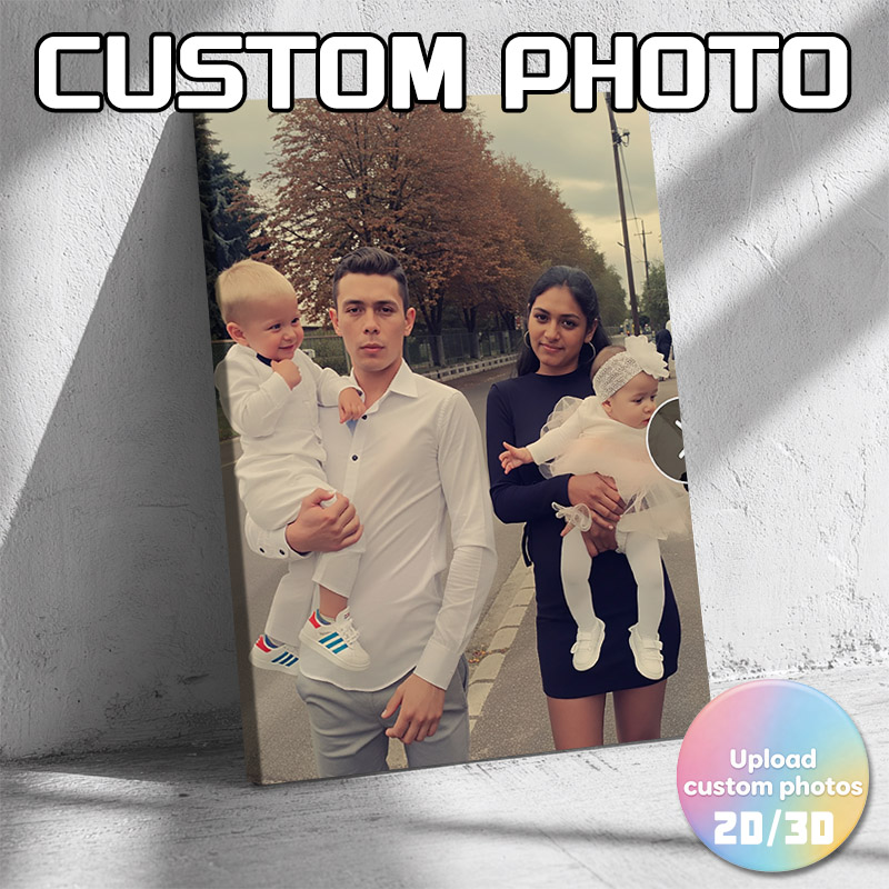 Home Decor Frames - Personalized Custom Canvas Wall Art with