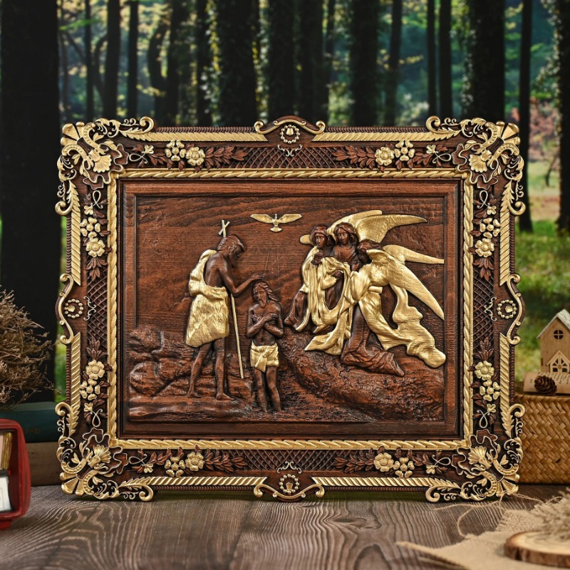 Handcrafted Wooden Relief Wall - Home Decor Frames avaliação e preço
