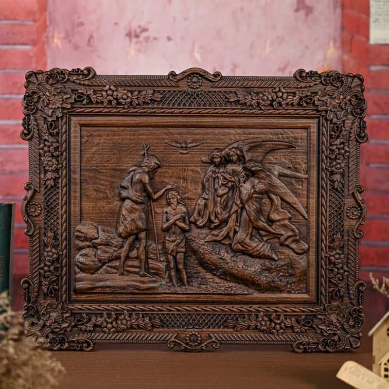 Handcrafted Wooden Relief Wall - Home Decor Frames avaliação e preço