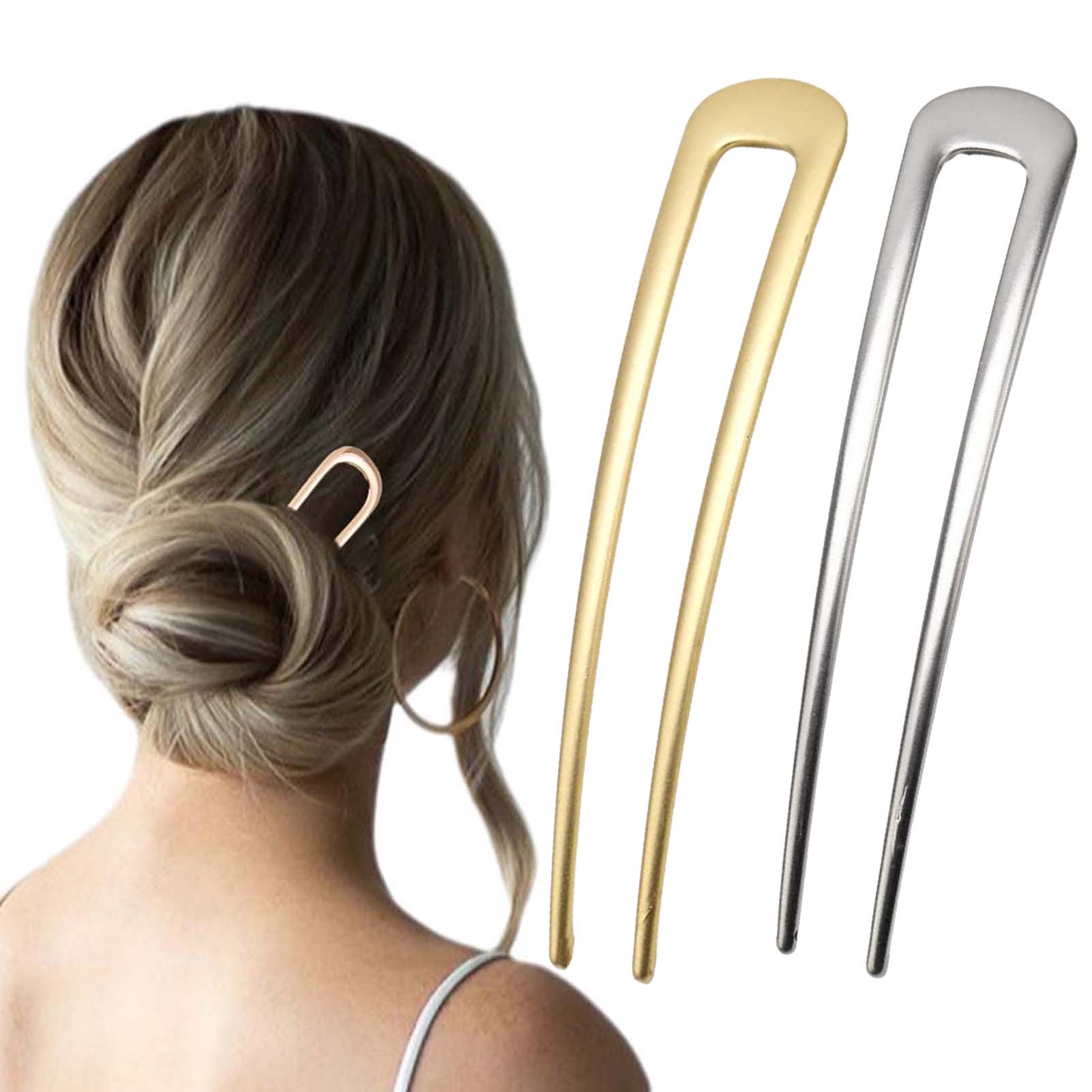 French U Shaped Hair Pins Vint - Home Decor Vintage avaliação e preço