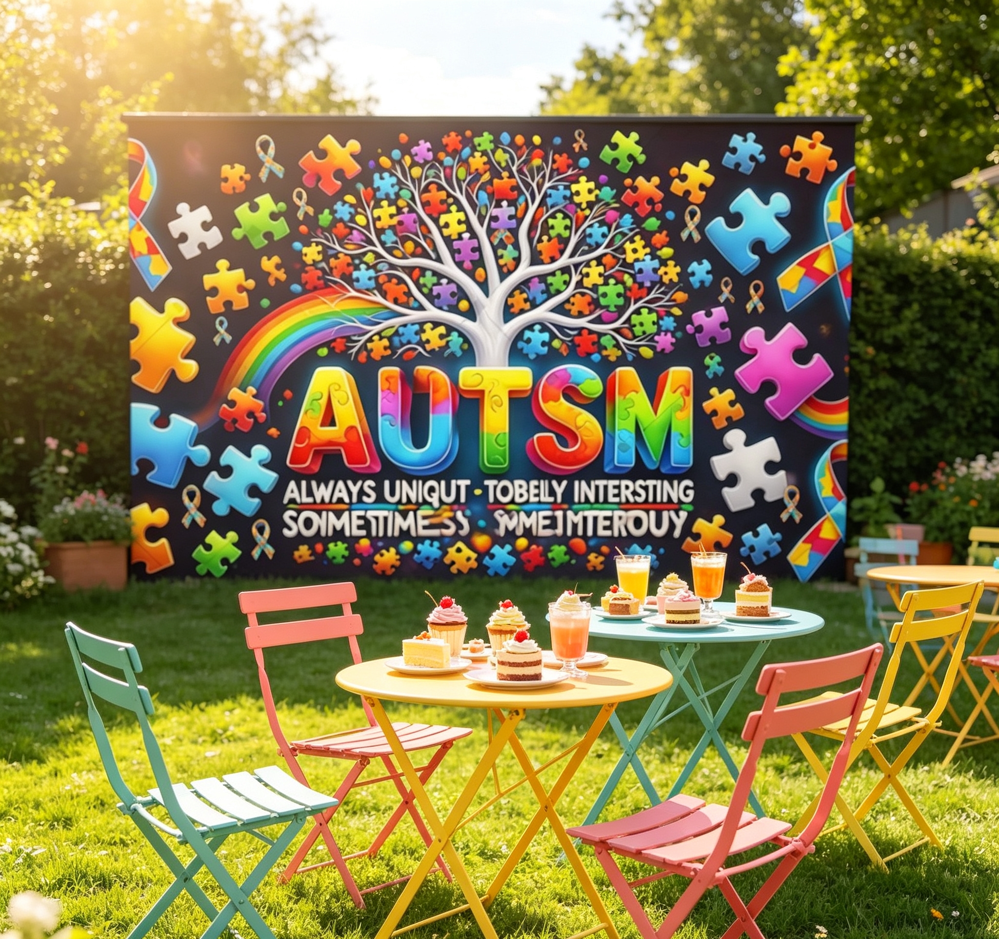 Autism Acceptance Theme Party  - Home Decor Theme avaliação e preço