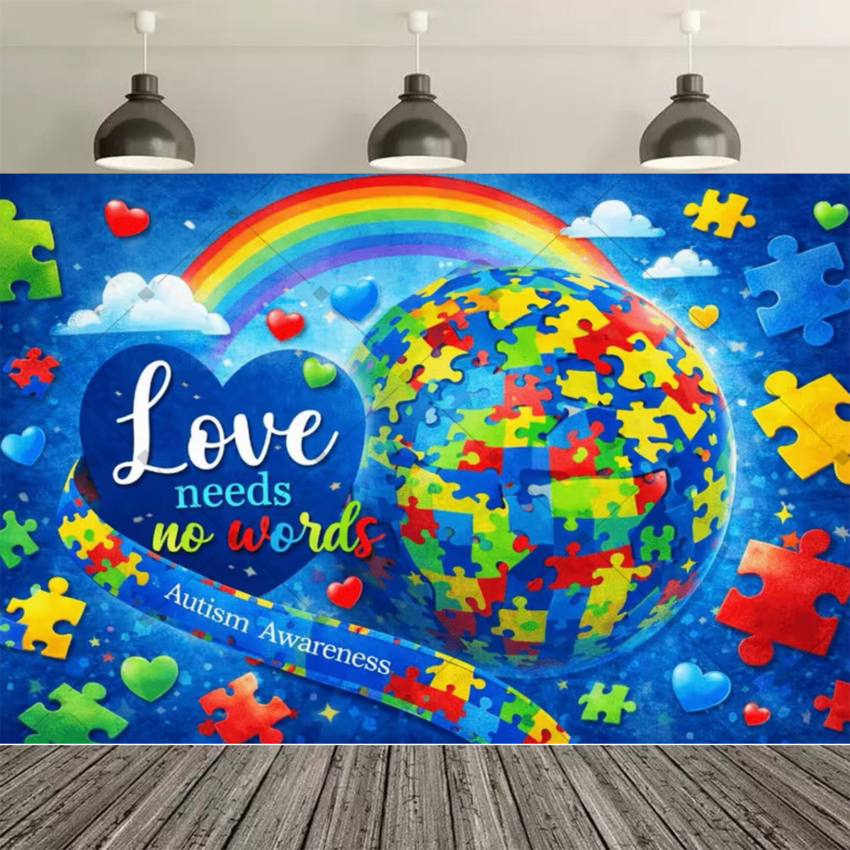 Autism Acceptance Theme Party  - Home Decor Theme avaliação e preço