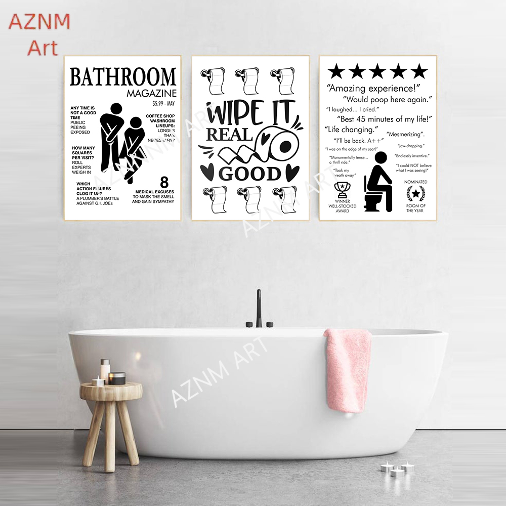 Wall Art Canvas Painting Funny - Home Decor Japandi avaliação e preço
