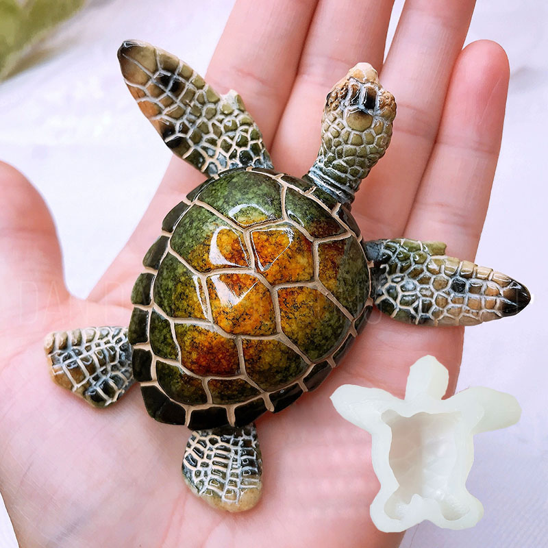 3D Sea Turtle Epoxy Resin Mold - Home Decor Diy Ideas avaliação e preço