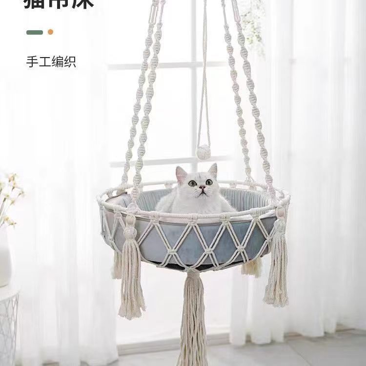 Winter Cat Window Perch, Cat H - Woven Wall Basket avaliação e preço