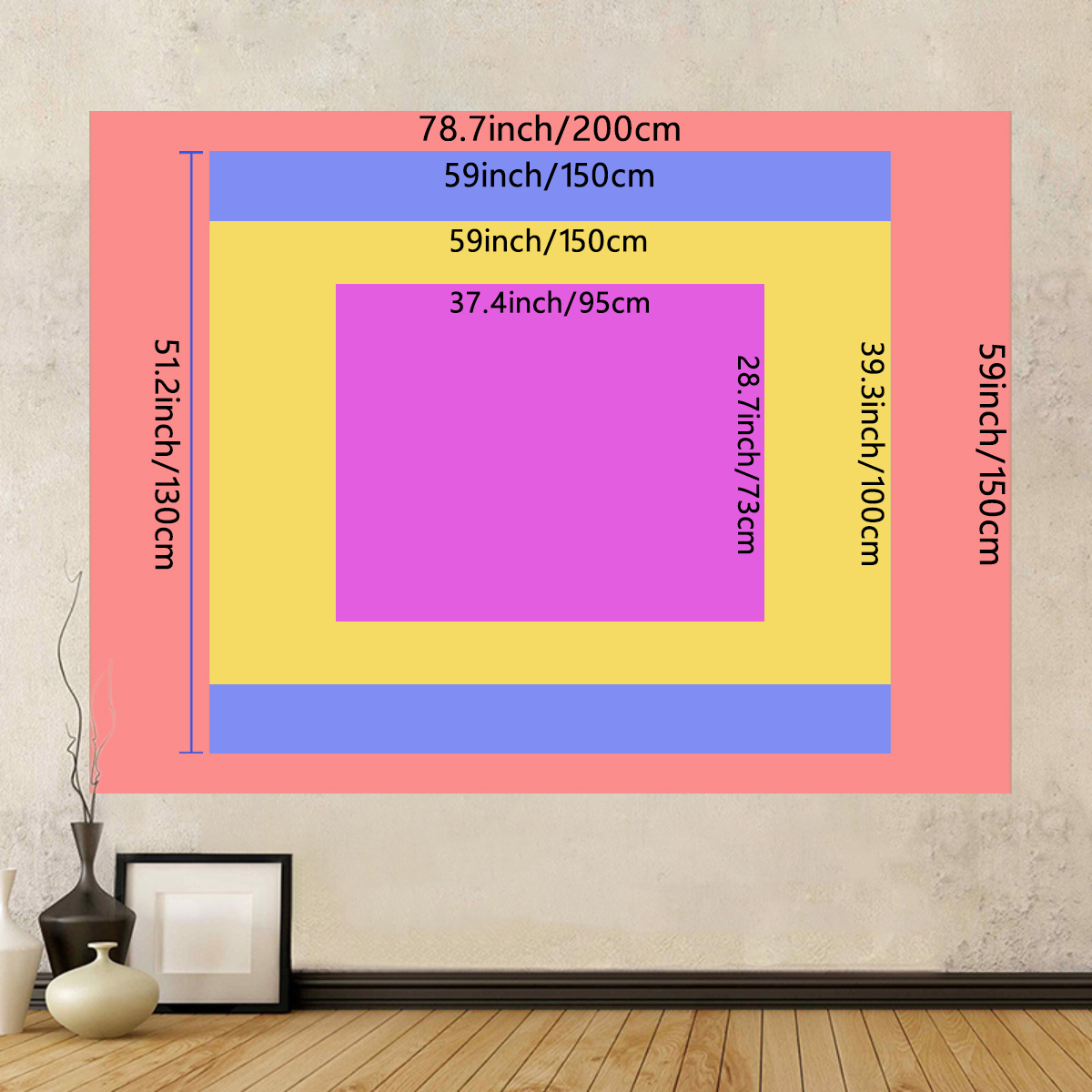 1pc Fluorescent mushroom tapes - Aesthetic Tapestry avaliação e preço