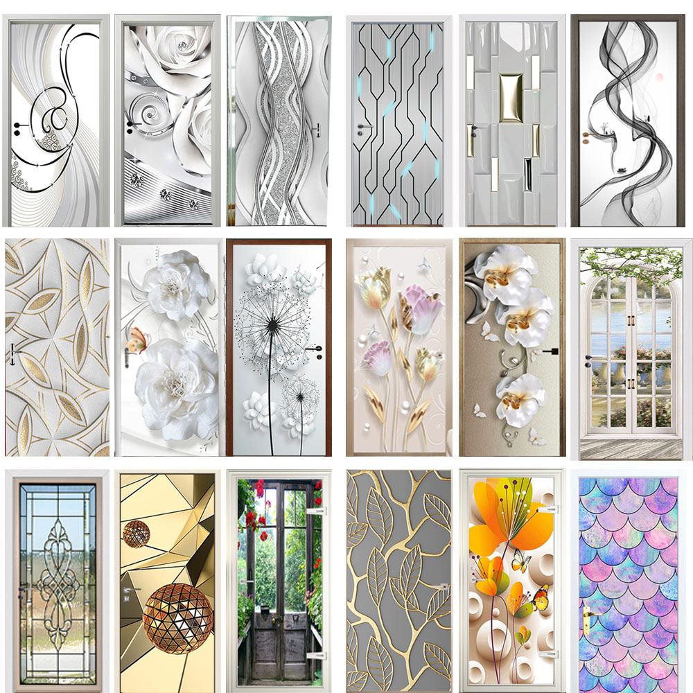 Modern Door Sticker Simulate G - Home Decor On Sale avaliação e preço