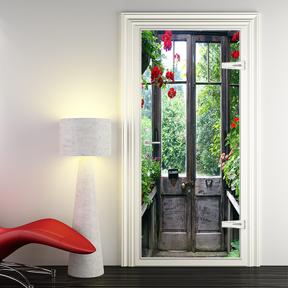 Modern Door Sticker Simulate G - Home Decor On Sale avaliação e preço