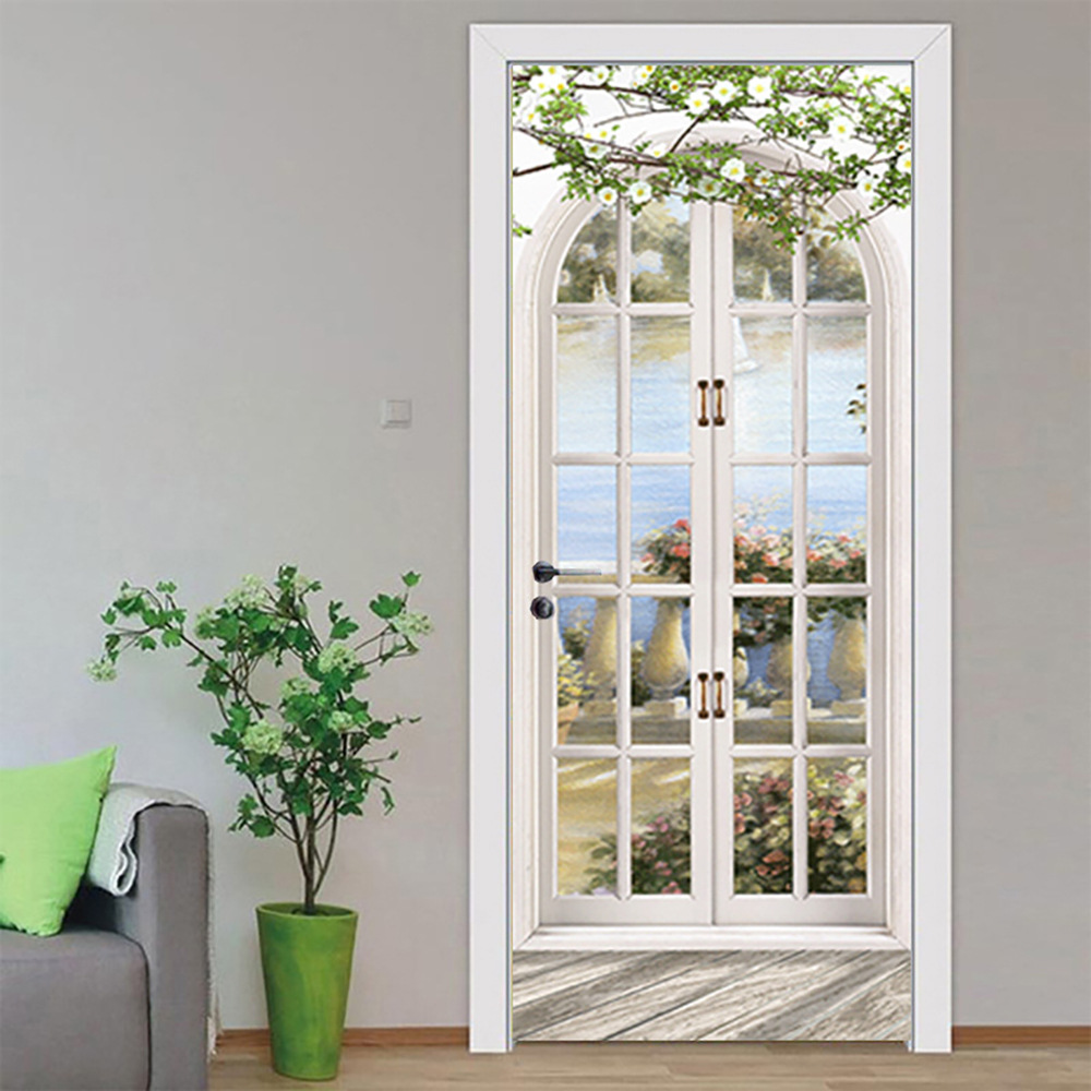 Modern Door Sticker Simulate G - Home Decor On Sale avaliação e preço