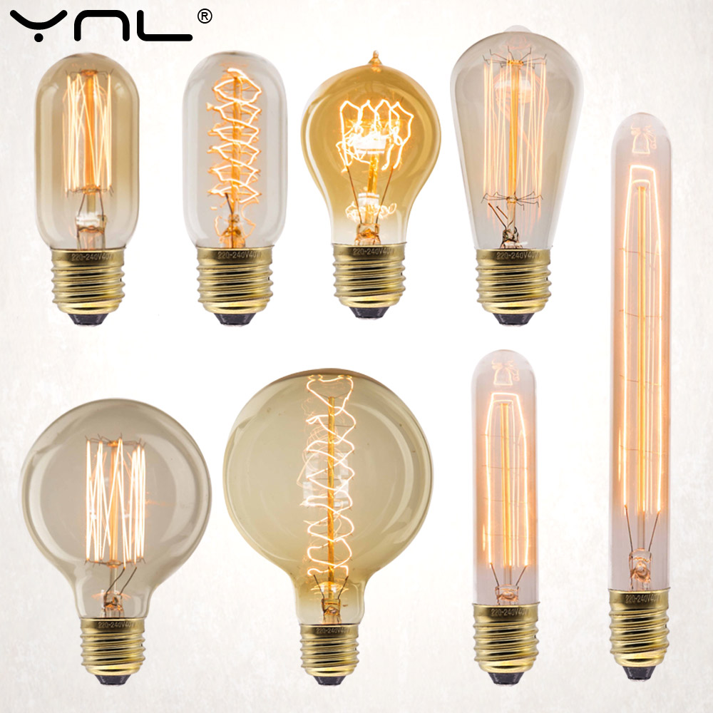 E27 Retro Edison Bulb 220V 40W - Home Decor Vintage avaliação e preço