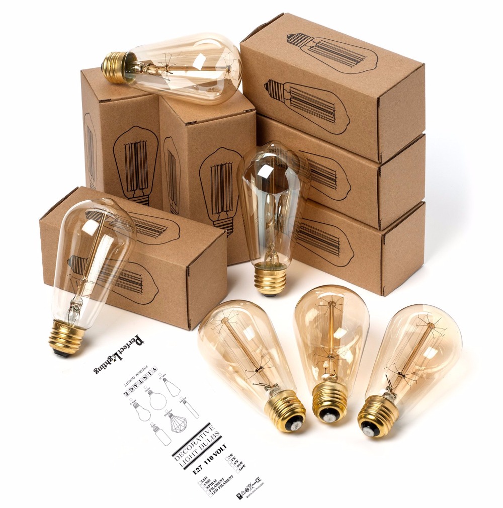 E27 Retro Edison Bulb 220V 40W - Home Decor Vintage avaliação e preço