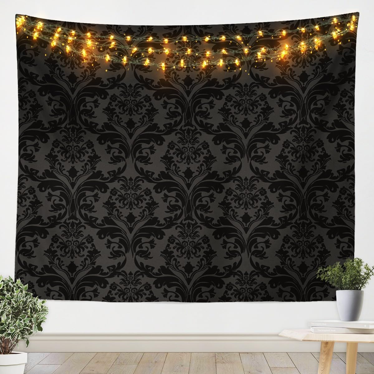 Boho Floral Tapestry for Bedro - Aesthetic Tapestry avaliação e preço