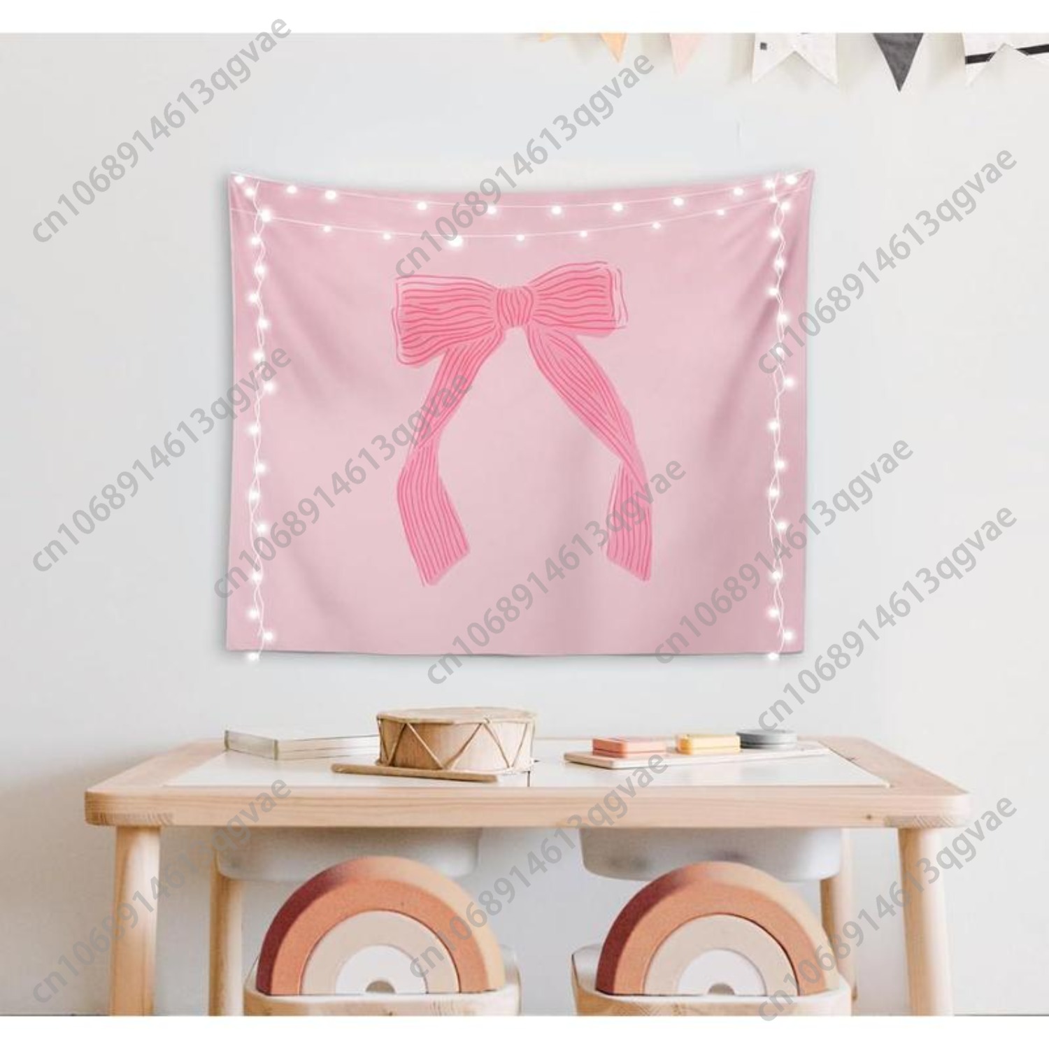Trendy Coquette Room Decor Pin - Aesthetic Tapestry avaliação e preço