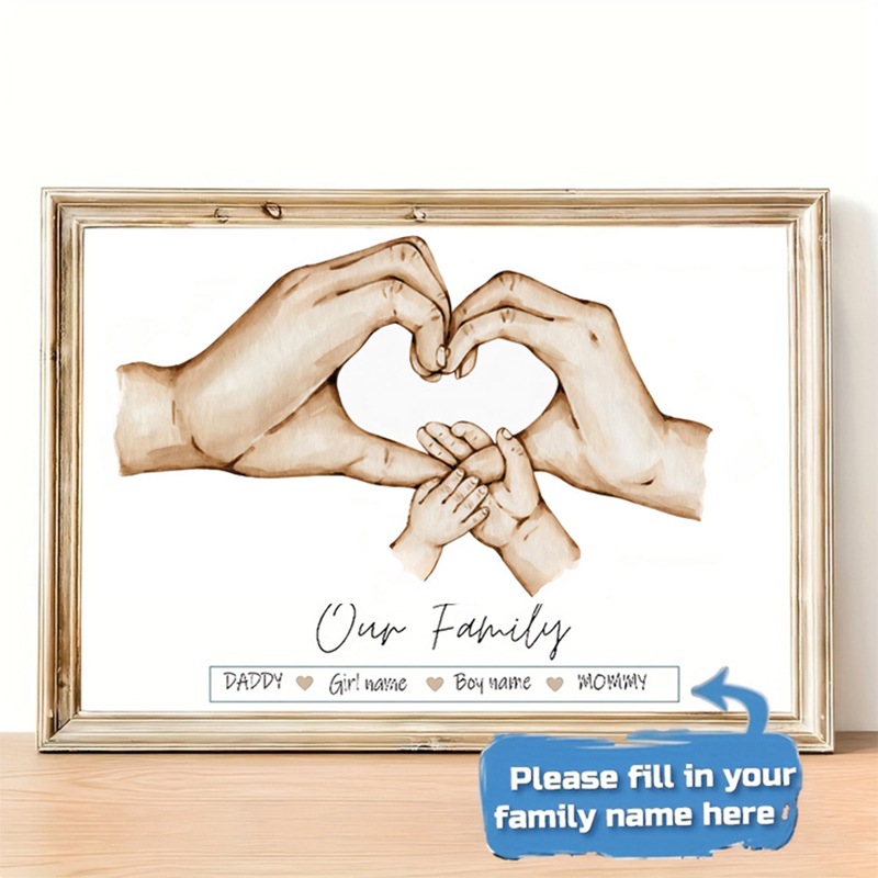 Personalized Custom Family Han - Home Decor Japandi avaliação e preço