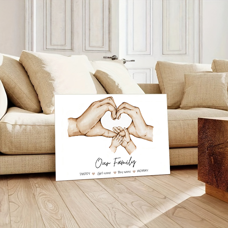 Personalized Custom Family Han - Home Decor Japandi avaliação e preço
