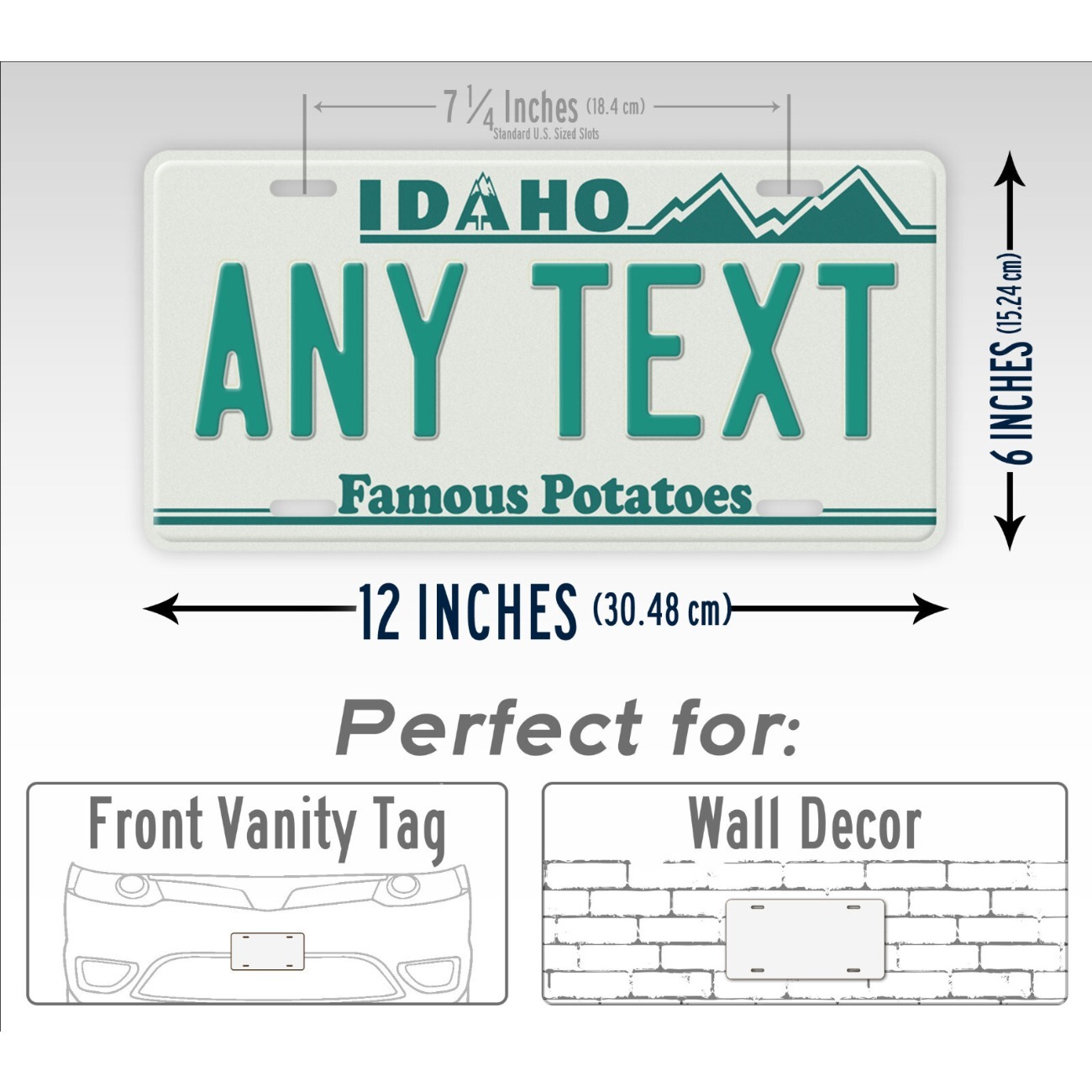 Personalized Vintage Idaho 198 - Home Decor Theme avaliação e preço
