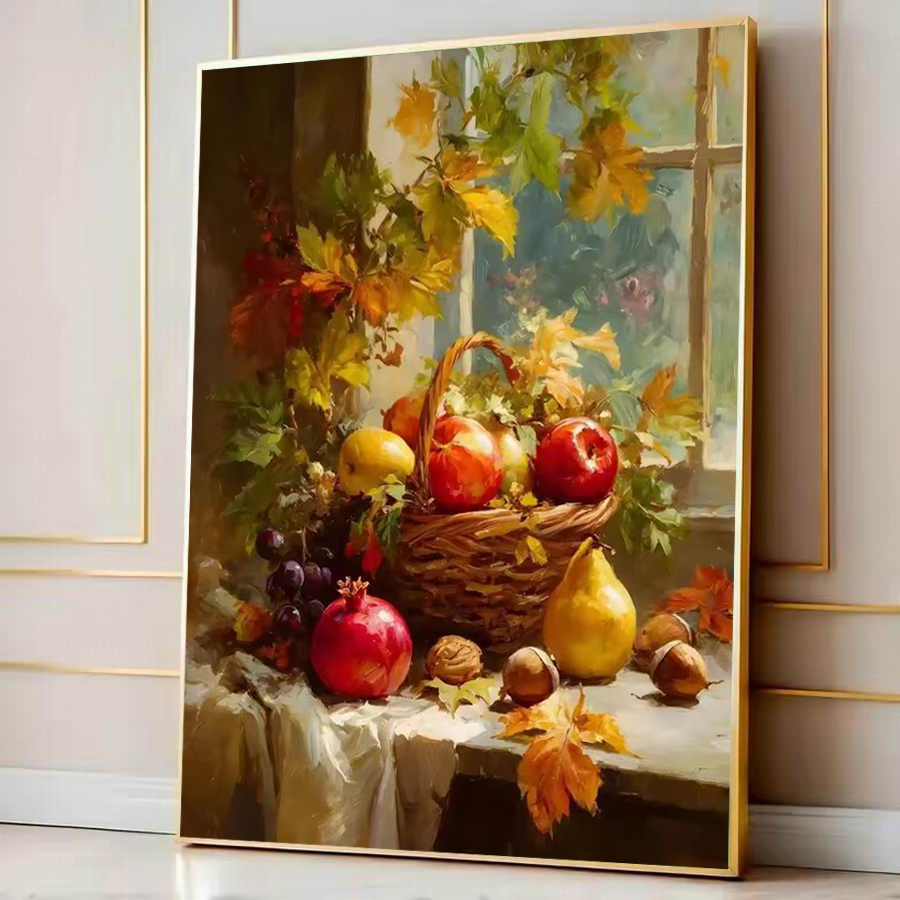 Abstract Fruit Flower Basket D - Woven Wall Basket avaliação e preço