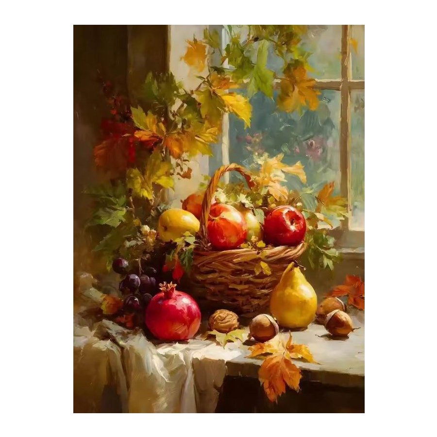 Abstract Fruit Flower Basket D - Woven Wall Basket avaliação e preço
