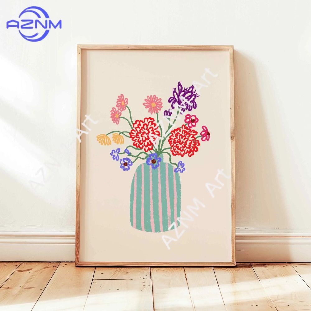 1/3pcs Abstract Flower Vase Pa - Home Decor Vase avaliação e preço