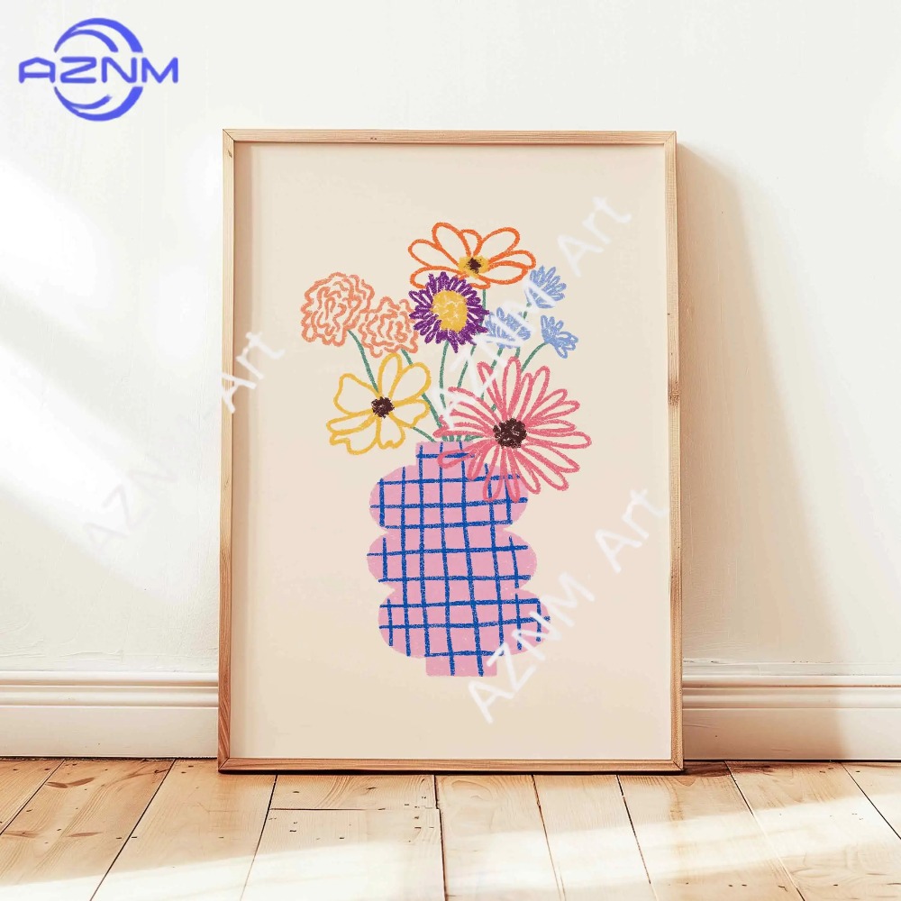 1/3pcs Abstract Flower Vase Pa - Home Decor Vase avaliação e preço