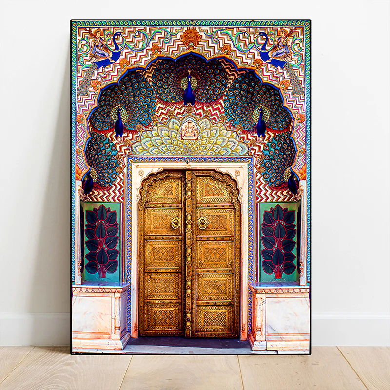 India Jaipur Lotus Gate Door C - Home Decor Jaipur avaliação e preço