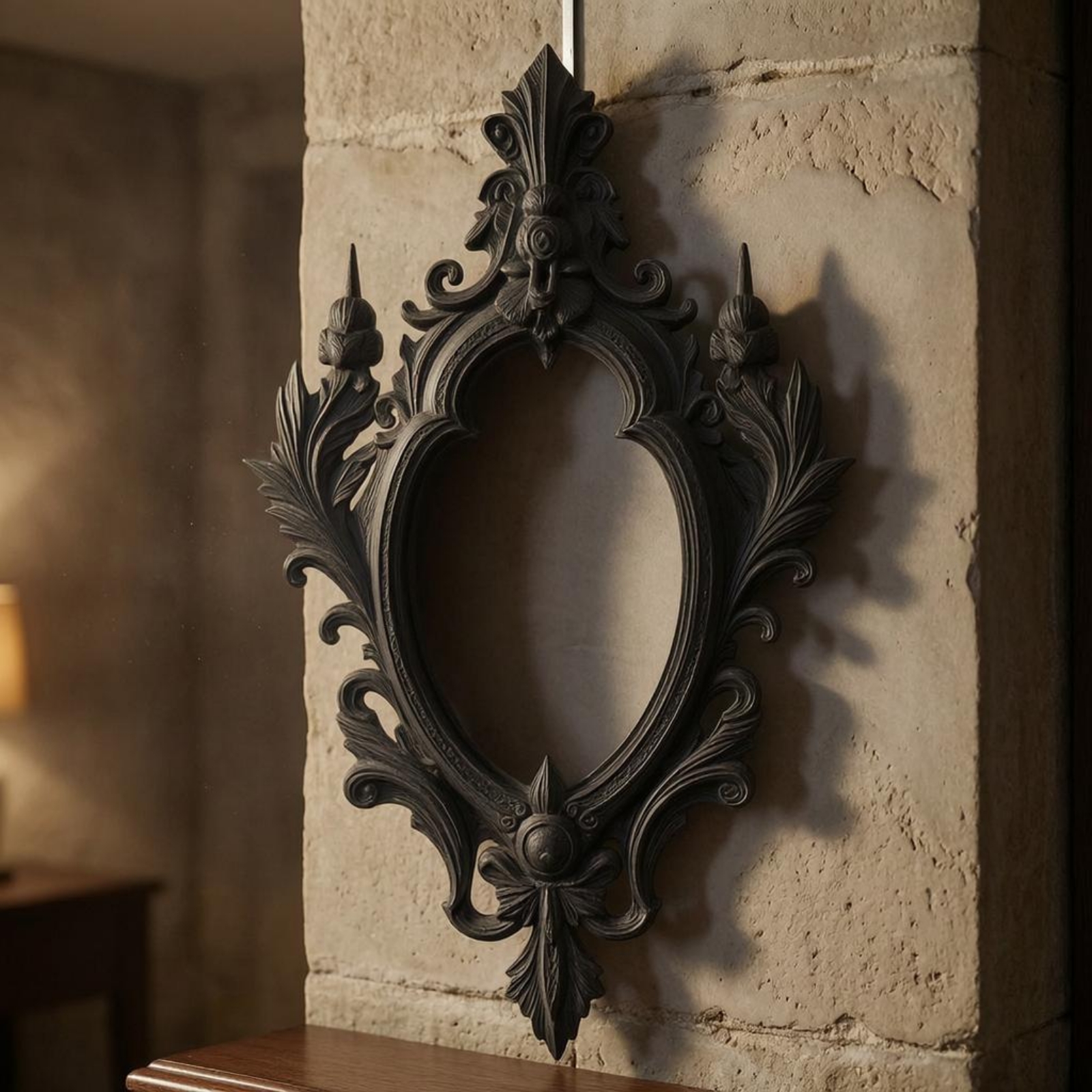 Medieval Picture Frame Scrollw - Home Decor Vintage avaliação e preço