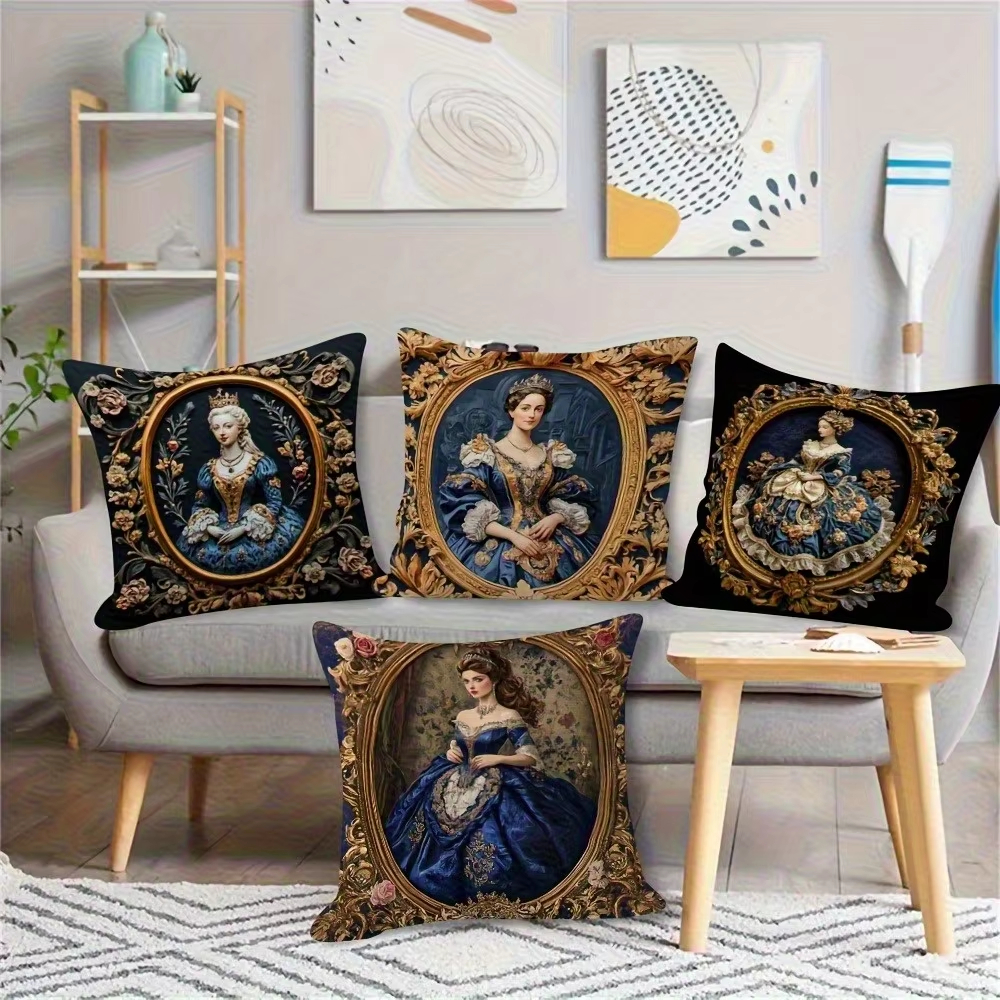 Elegant Royal Pillow Cover Dou - Home Decor Living Room Ideas avaliação e preço