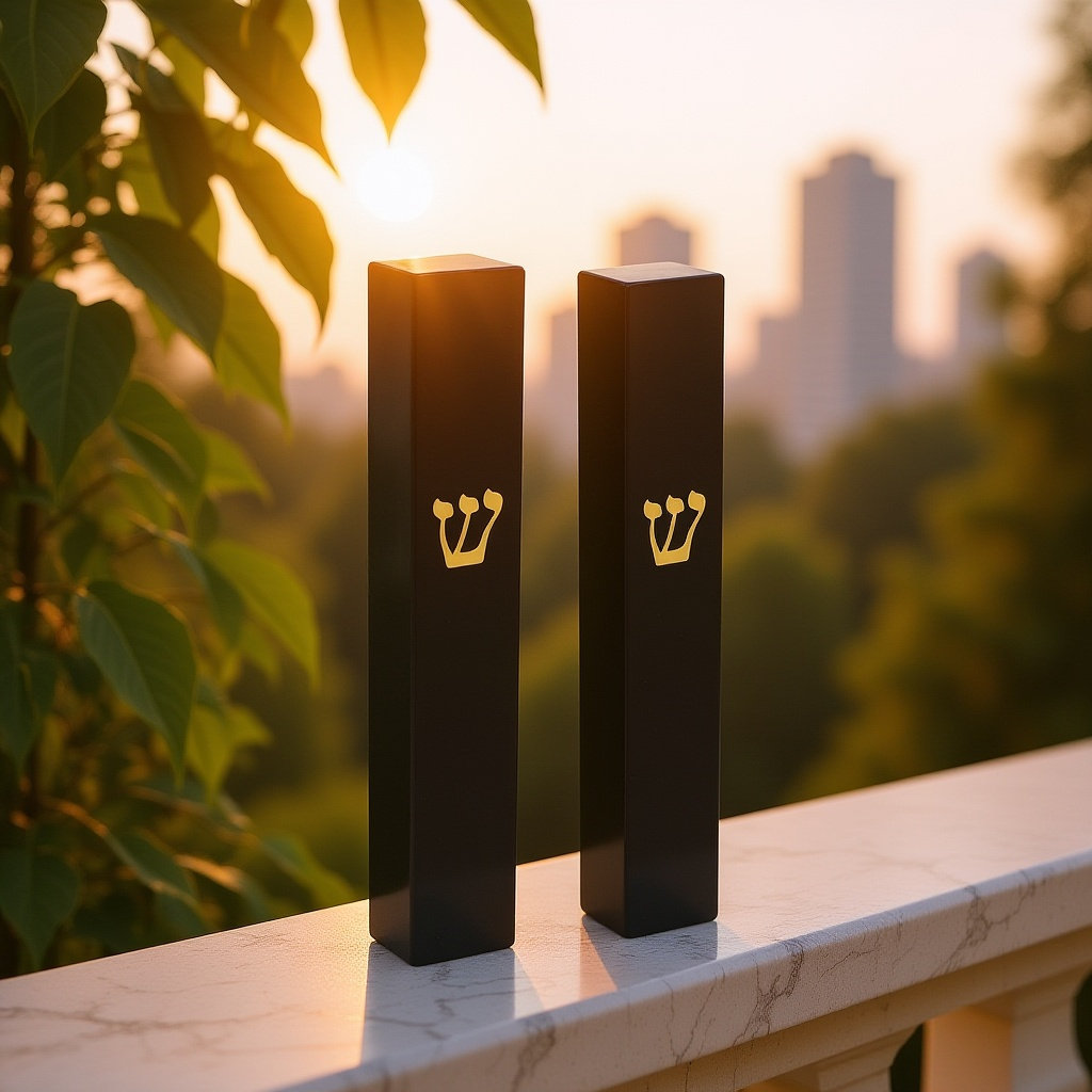 2Pcs Resin Mezuzah Door Post C - Home Decor Frames avaliação e preço