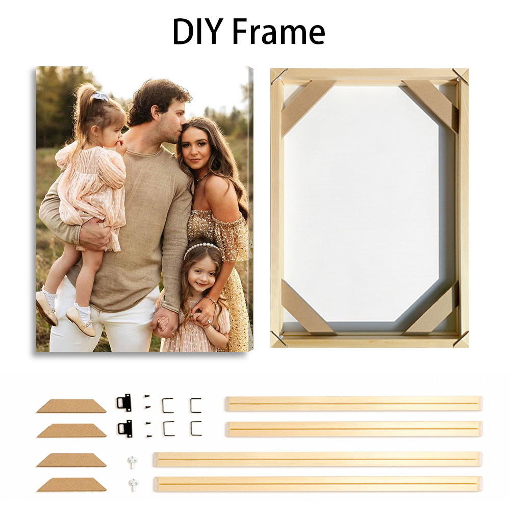 1 Pc Customized Photo Canvas w - Home Decor Frames avaliação e preço