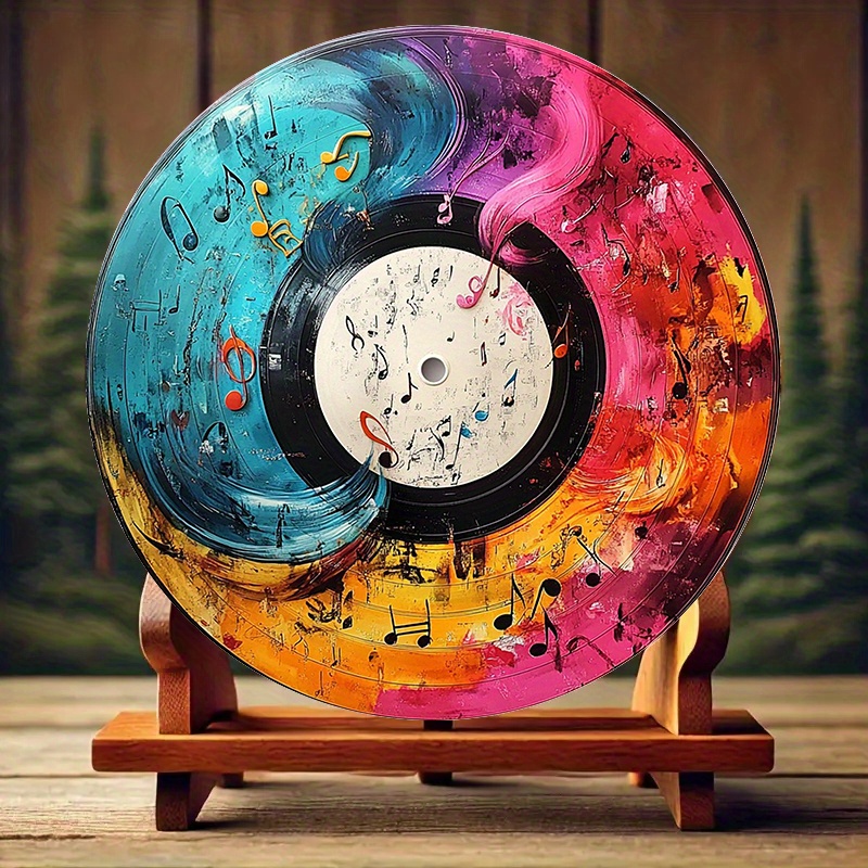 12-Inch Vibrant Vinyl Record A - Home Decor Theme avaliação e preço