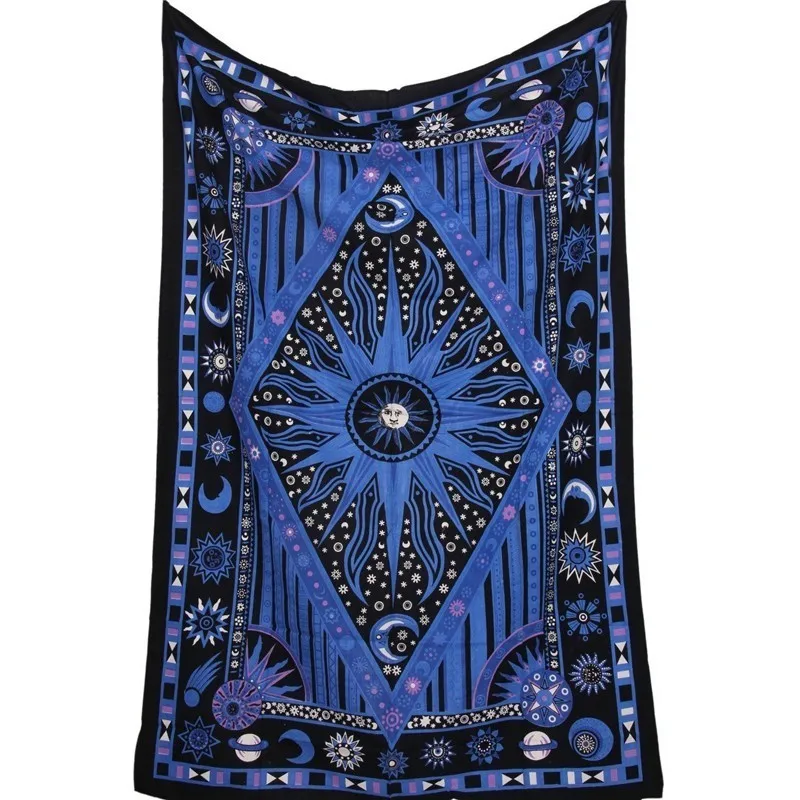 Indian Tarot Divination Mandal - Aesthetic Tapestry avaliação e preço