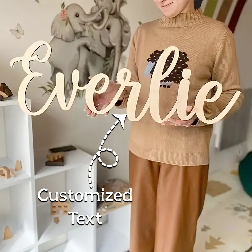 1pc Custom Wooden Surname Bran - Home Decor Unique avaliação e preço
