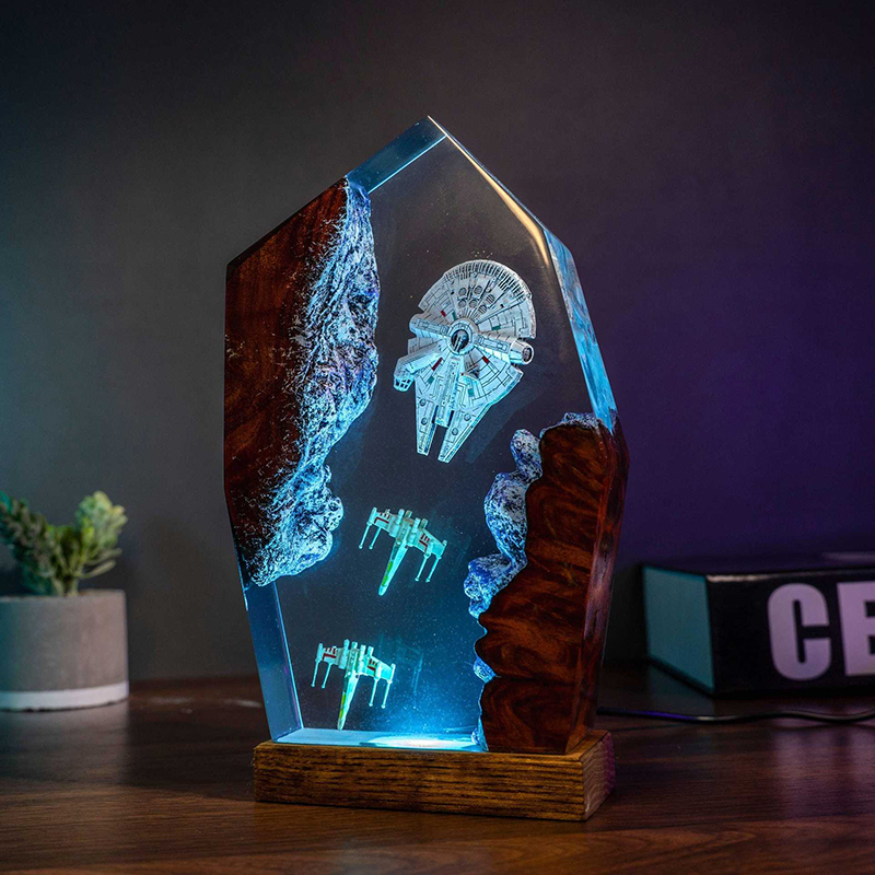 Table Resin Lamp Universe War  - Home Decor Ideas avaliação e preço