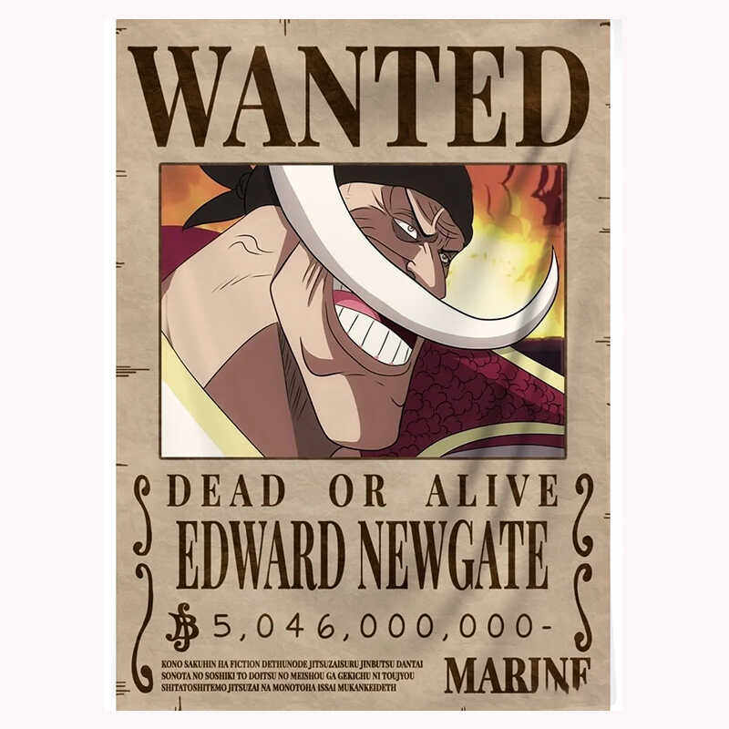 One Piece Manga Tapestry Wante - Aesthetic Tapestry avaliação e preço