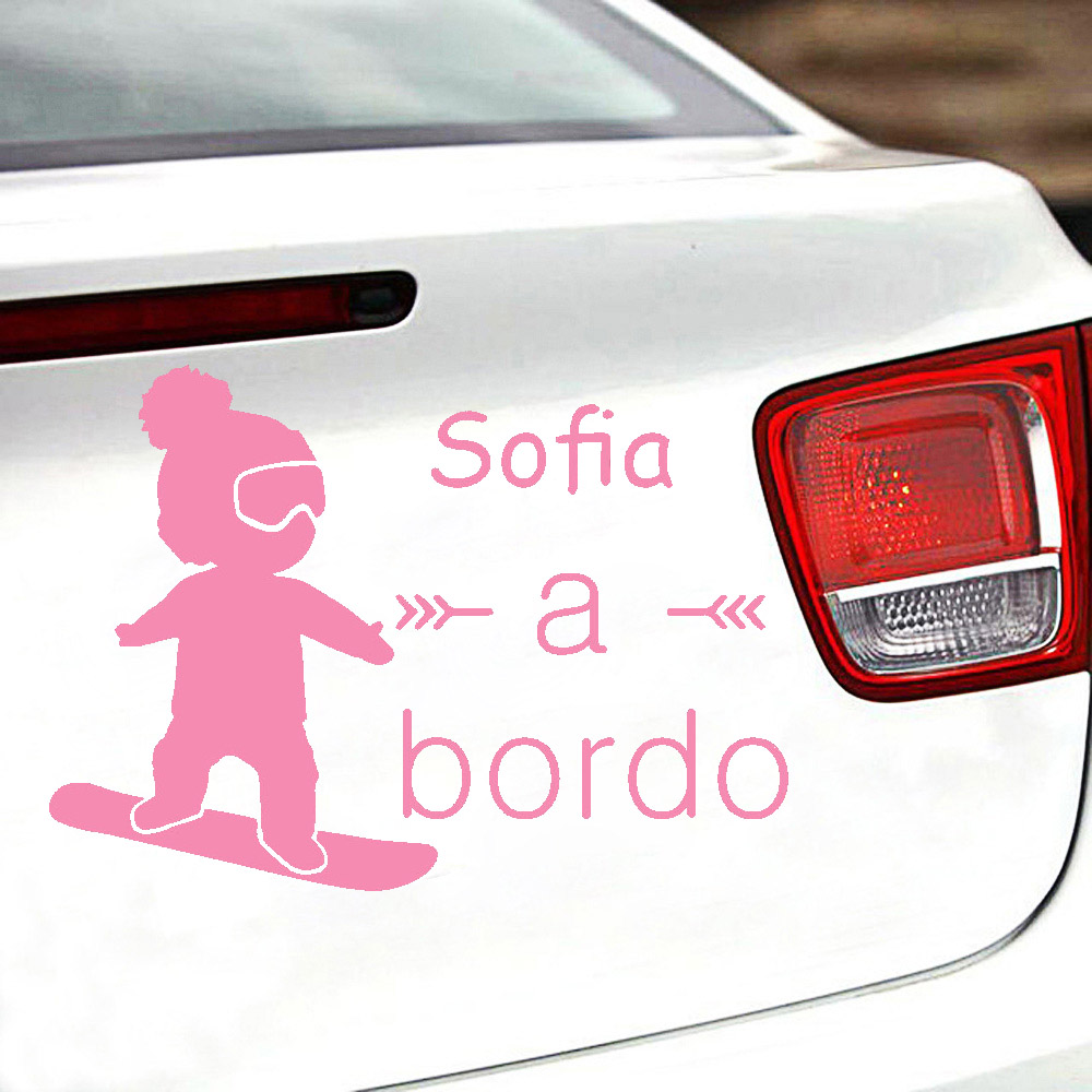 1pc Vinyl baby a bordo colorfu - Home Decor Ideas avaliação e preço