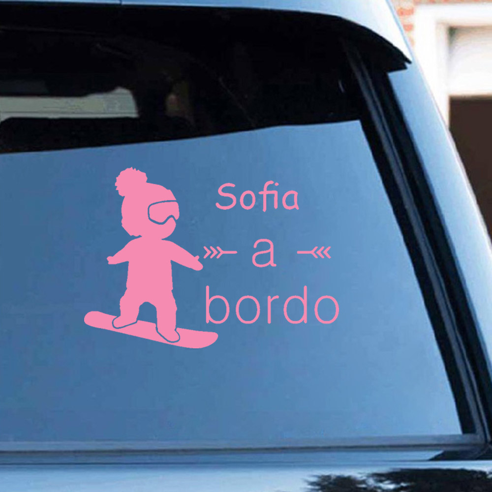 1pc Vinyl baby a bordo colorfu - Home Decor Ideas avaliação e preço