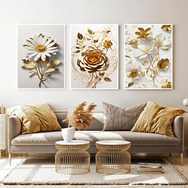 Sunflower Canvas Painting Flor - Home Decor Japandi avaliação e preço