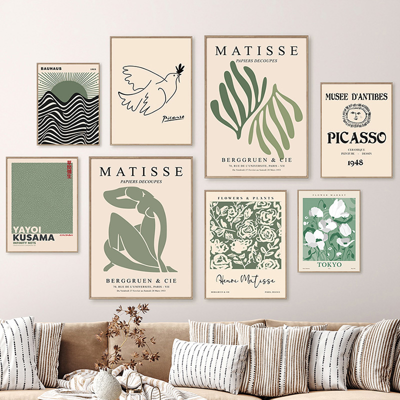 Henri Matisse Picasso Posters  - Home Decor Japandi avaliação e preço
