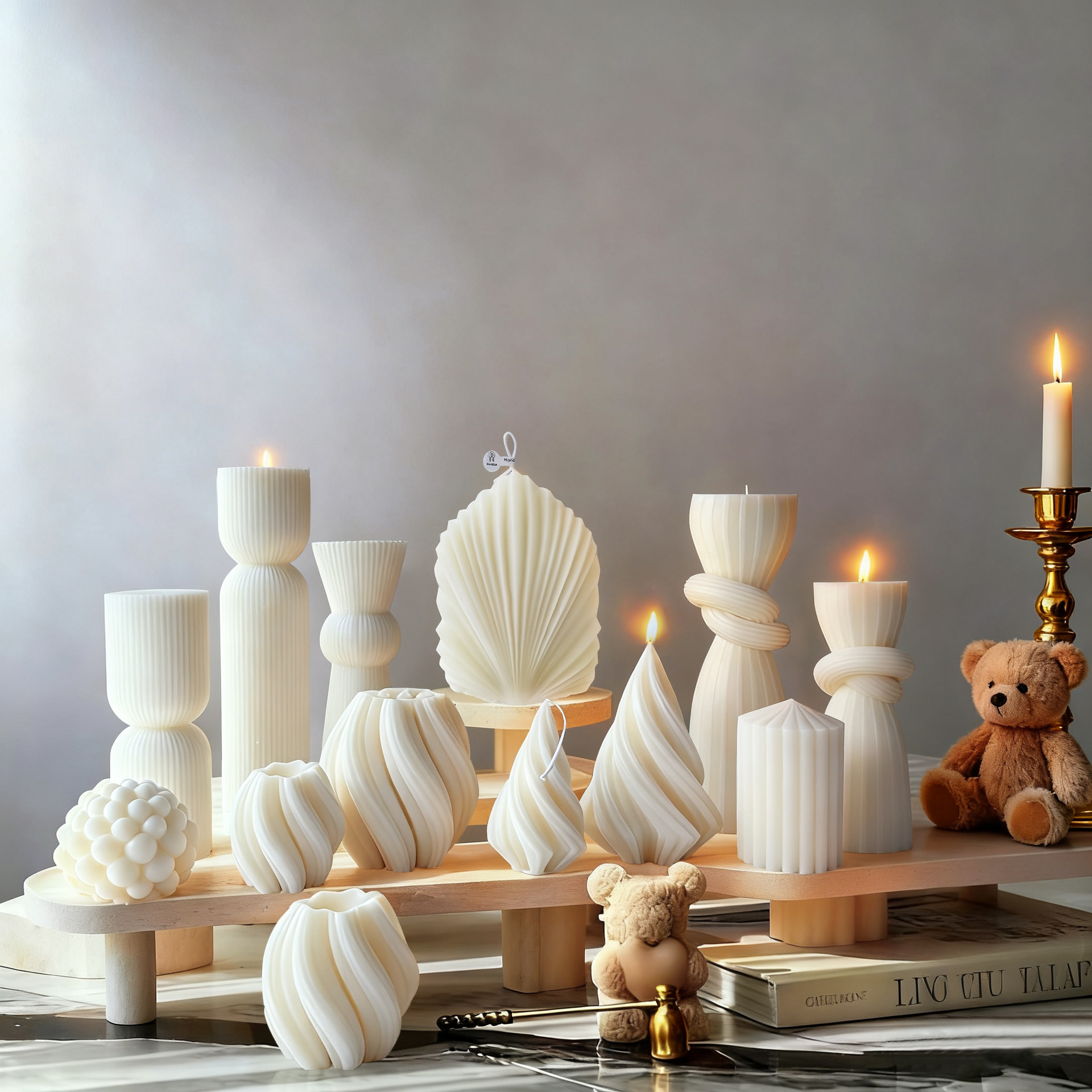 Nordic Minimalist White Scente - Home Decor Japandi avaliação e preço