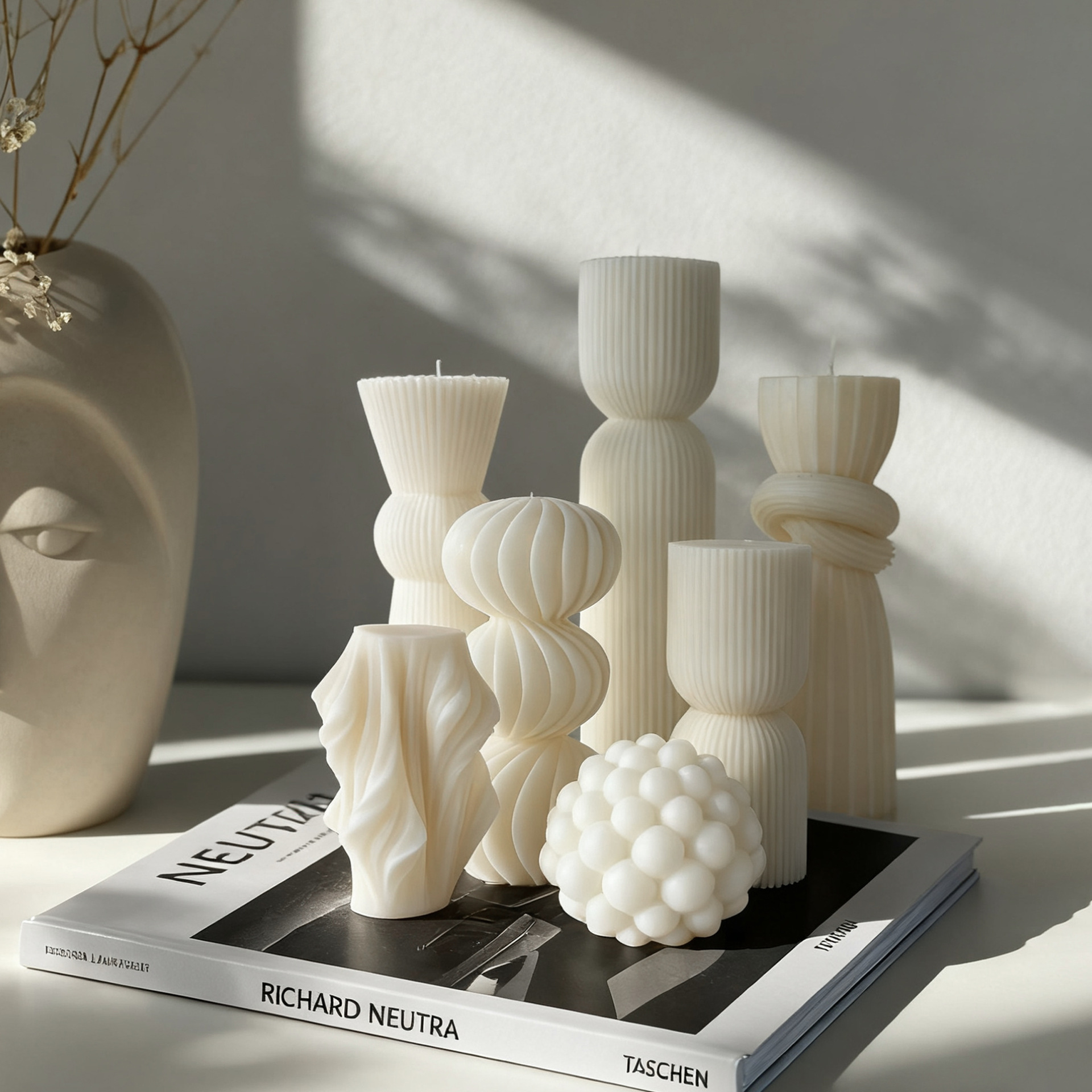 Nordic Minimalist White Scente - Home Decor Japandi avaliação e preço